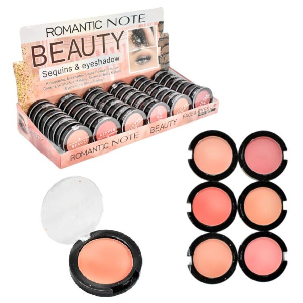 Rubores Para Rostro Tapa Transparente Romantic Note Beauty