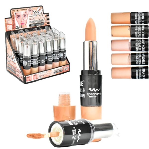 Base Liquida Y Corrector 2 En 1 Iman Of Noble