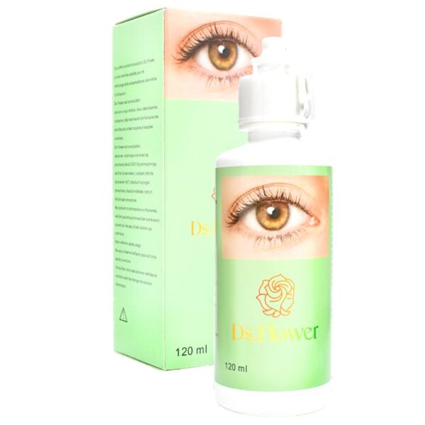 Líquido Para Lentes De Contacto 120 Ml Ds Flower Caja Verde