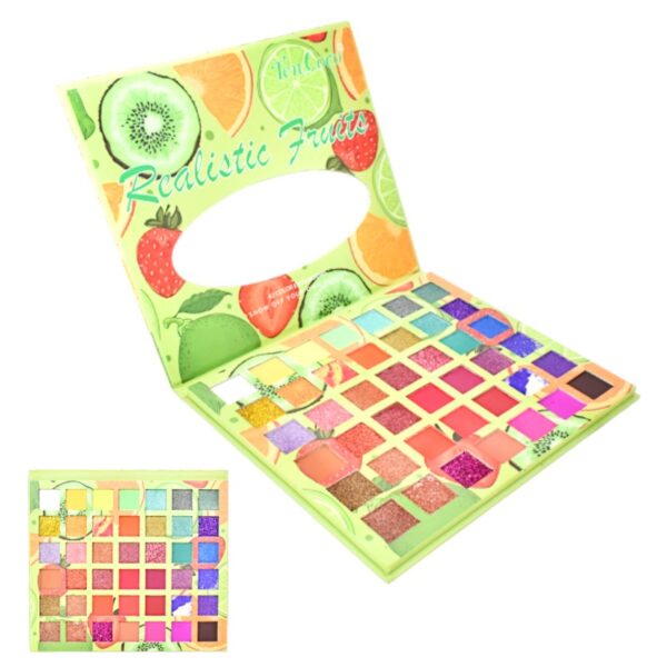 Sombras Para Ojos Ten Coco Realistic Fruits 42 Colores Empaque Verde