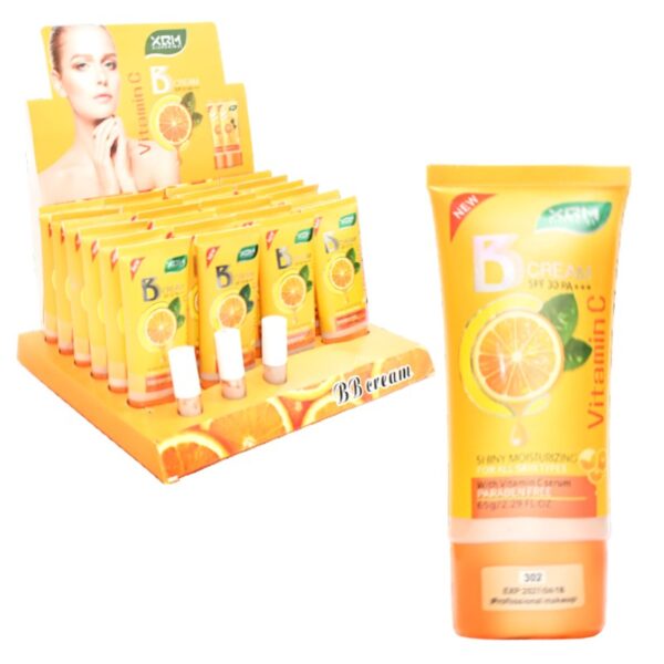 Base Xiang Qimei De Vitamina C Spf30 65G Empaque Amarillo