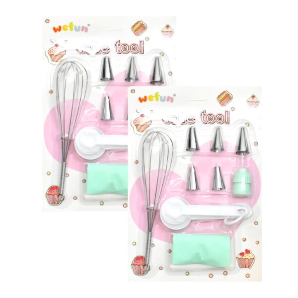 Set De Repostería 9 Pcs Con Batidor Wefun