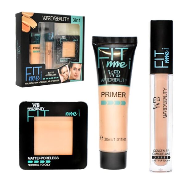 Set Fitme 3 En 1 Polvo, Base, Corrector