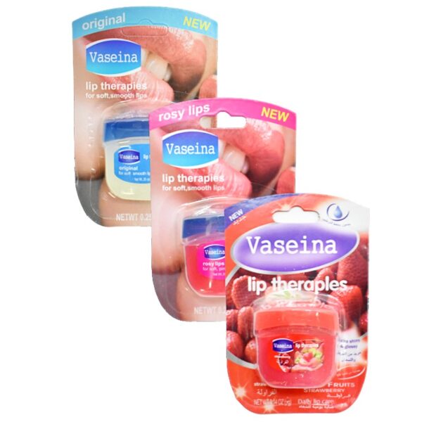 Balsamo Para Labios Con Extractos De Sabores Frutales En Presentaciones Surtidas Vaseina LOTE1