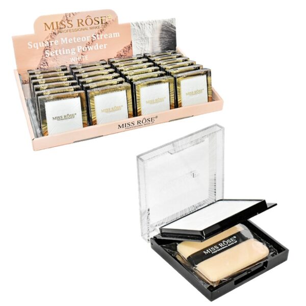 Polvo Compacto Para Rostro Miss Rose Blancos De 15,80 LOTE1