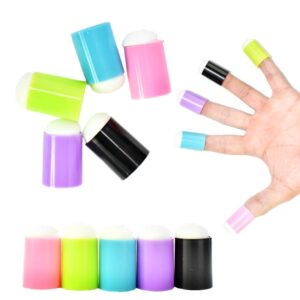 Esponjas Para Dedo Colores Surtidos 5Pcs