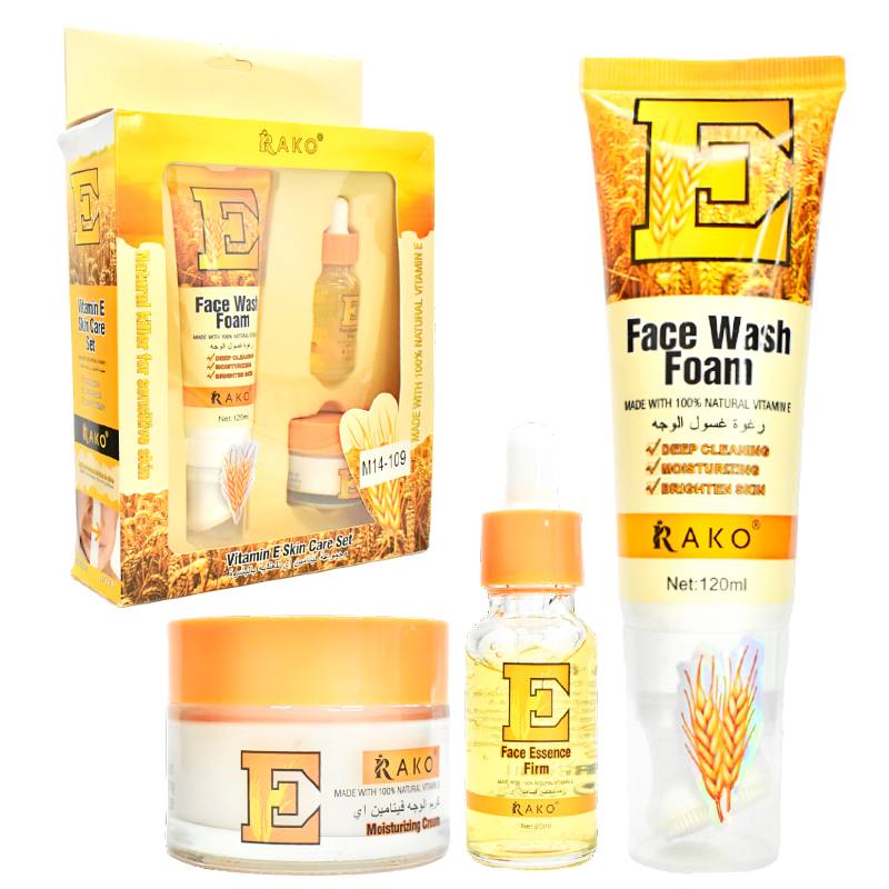 Kit De Rostro Vitamina E Y Arroz Rako - Imagen 2