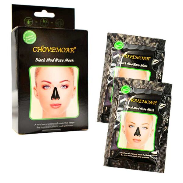 Mascarilla nasal peel off CHOVEMOAR caja negra de 10 unidades