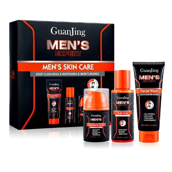 Set de cuidado facial para hombre GUANJING caja negra