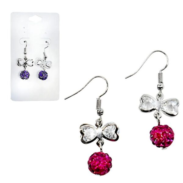 Aretes con Diseño de Coracion y Perla Accessory