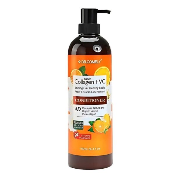 Shampoo y acondicionador Super Collage +VC con Extracto de Naranja