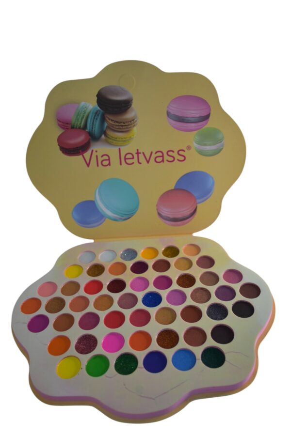 Paleta de Sombras de 54 Colores Nude New Via Letvass