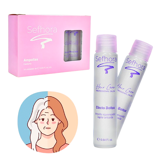 Ampollas Capilares Surtidas Sephora, Therapy y Natural Shine Surtidos - Imagen 5