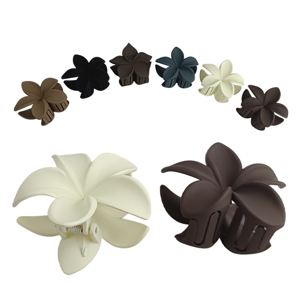 Gancho para cabello presentación de Flor Lirio 5 Petalos colores surtidos - Imagen 2